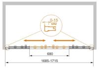 Дверь в проем PRATICO-BF-2-170-P-Cr 1700x1850 Cezares Дверь в проем PRATICO-BF-2-170-P-Cr 1700x1850 Cezares