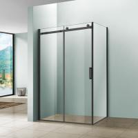 Душевой уголок, прямоугольный Como VSR-1C1012CLB 1200х1000х1950 цвет черный стекло прозрачное Vincea