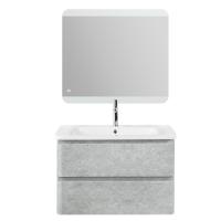 База под керамическую раковину подвесная с двумя выкатными ящиками ALBANO-CER-800-2C-SO-CVG BelBagno